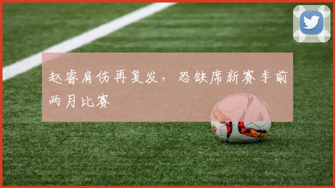 赵睿肩伤再复发，恐缺席新赛季前两月比赛